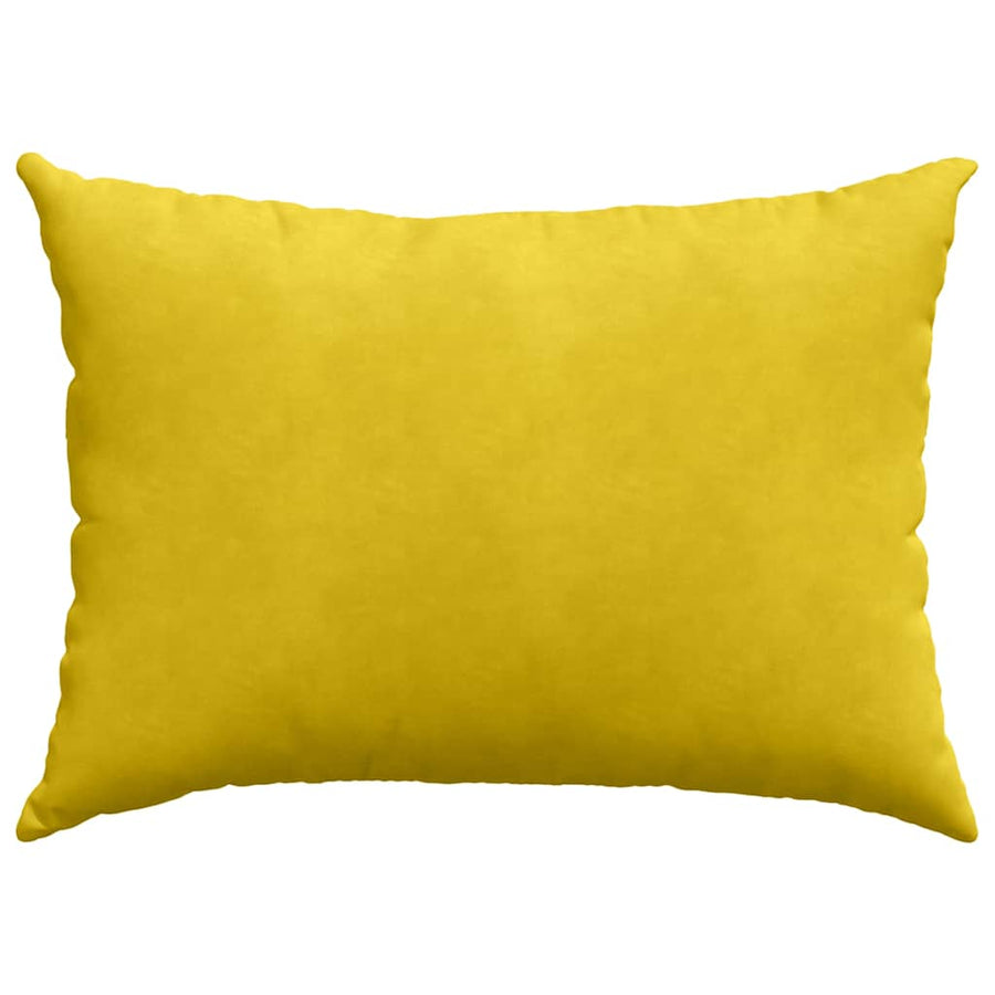 Sofa Kussens 2 pcs Geel 70 x 50 cm Katoen Stof