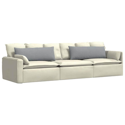 Sofa Kussens Lichtgrijs Stof