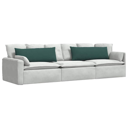 Sofa Kussens Donkergroen Stof