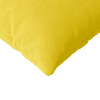 Sofa Kussens Lichtgeel Stof