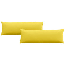 Sofa Kussens Lichtgeel Stof