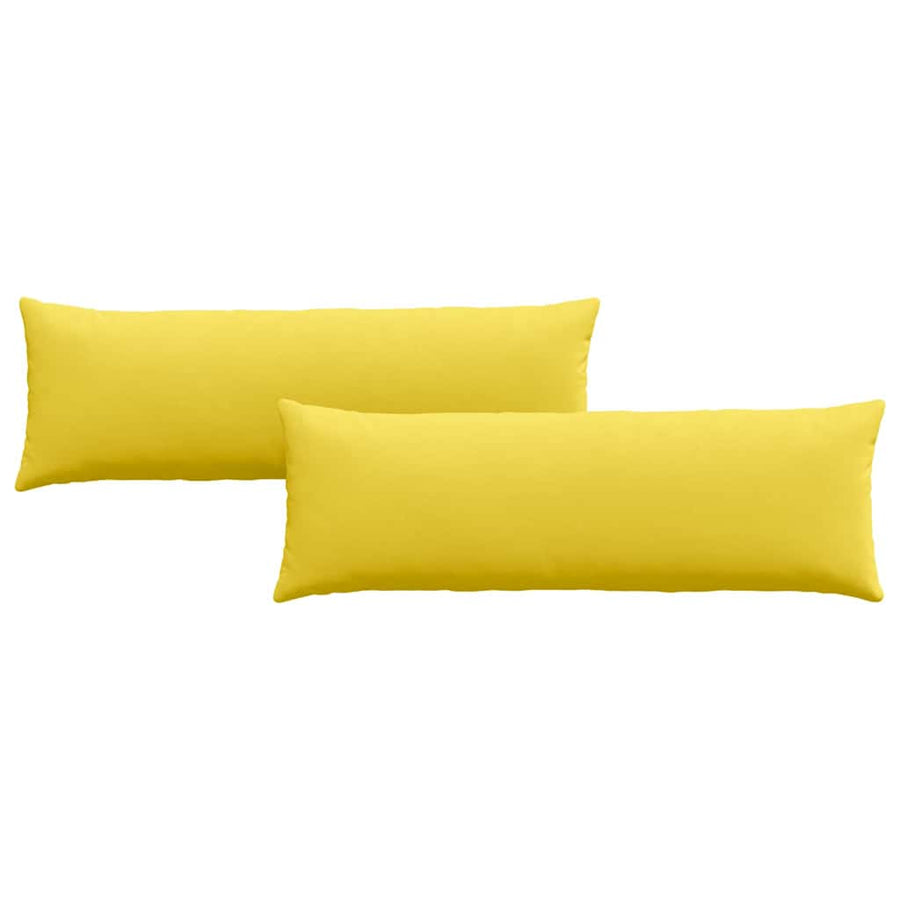 Sofa Kussens Lichtgeel Stof