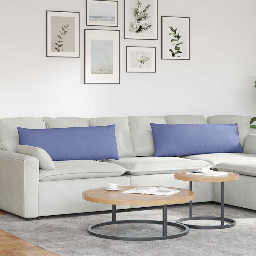 Sofa Kussens Blauw Stof