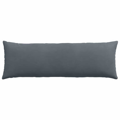 Sofa Kussens 2 pcs Donkergrijs 120 x 40 cm Katoen Stof