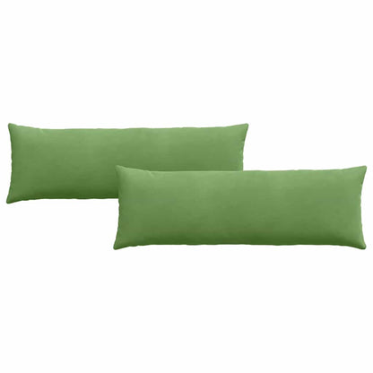 Sofa Kussens 2 stuks Lichtgroen 120 x 40 cm Cordstof