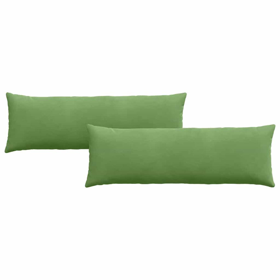 Sofa Kussens 2 stuks Lichtgroen 120 x 40 cm Cordstof