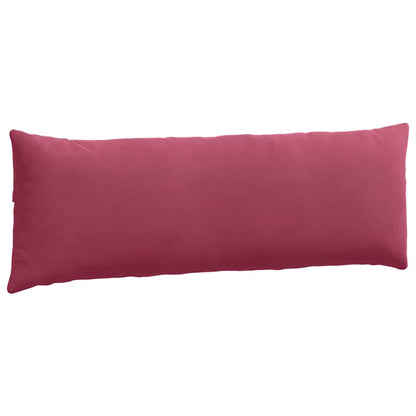 Sofa Kussens 2 pcs Wijnrood 120 x 40 cm Katoen Stof
