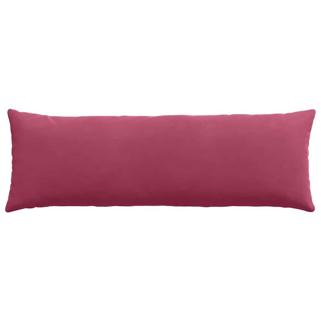Sofa Kussens 2 pcs Wijnrood 120 x 40 cm Katoen Stof