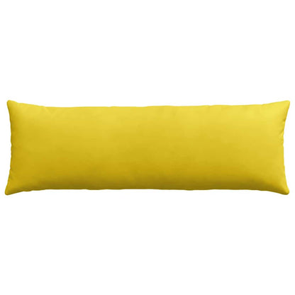 Sofa Kussens 2 pcs Geel 120 x 40 cm Katoen Stof