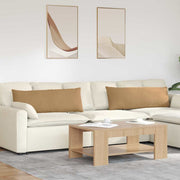 Sofakussens 2 stuks bruin 120x40 cm corduroy