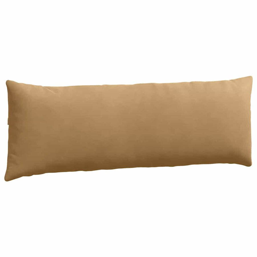 Sofa Kussens 2 pcs Bruin 120 x 40 cm Katoen Stof