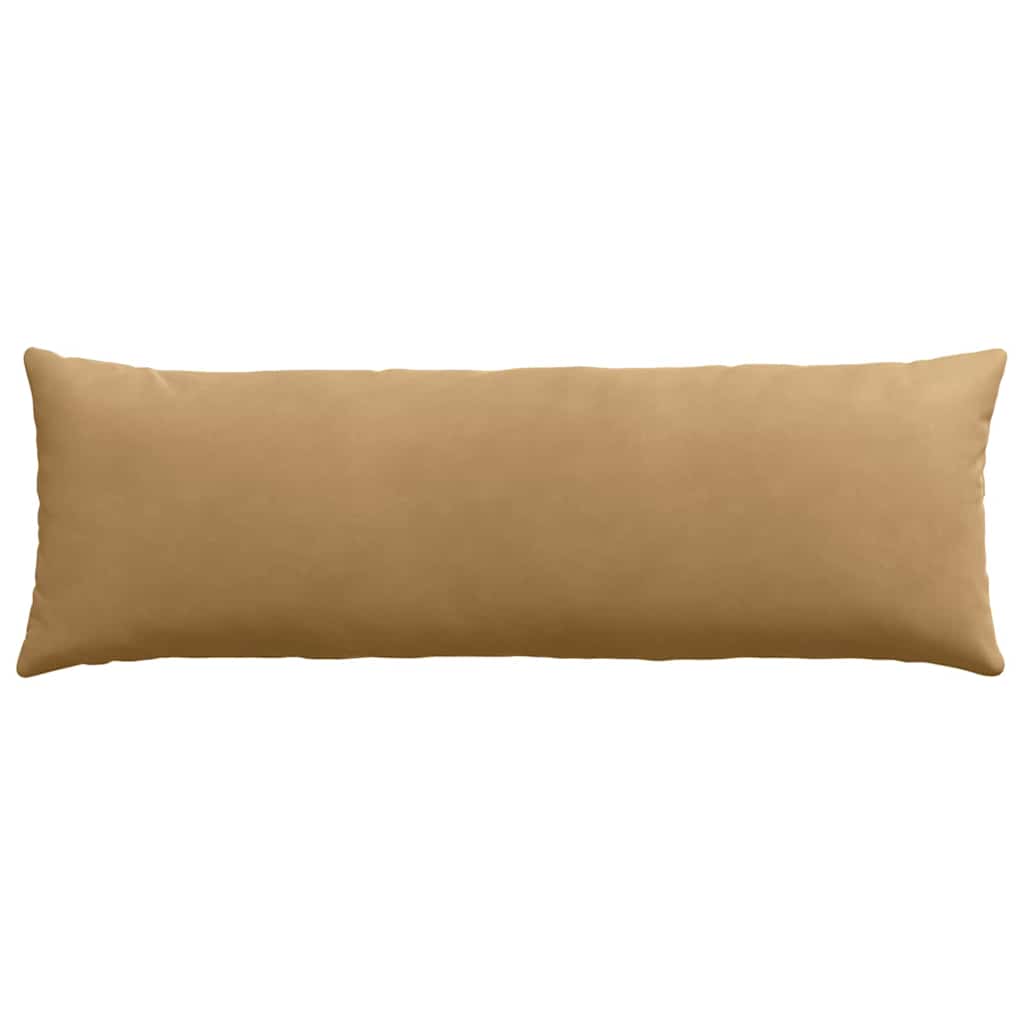 Sofa Kussens 2 pcs Bruin 120 x 40 cm Katoen Stof