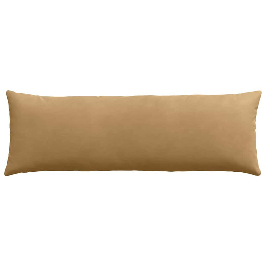 Sofa Kussens 2 pcs Bruin 120 x 40 cm Katoen Stof