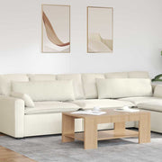 Sofakussens 2 stuks crème 120x40 cm corduroy