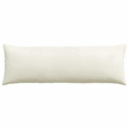 Sofa Kussens 2 pcs Crème 120 x 40 cm Katoen Stof
