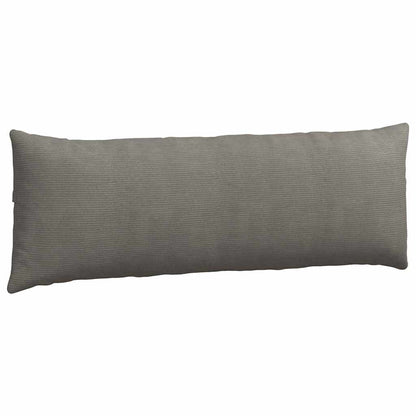 Sofa Kussens 2 pcs Lichtgrijs 120 x 40 cm Katoen Stof