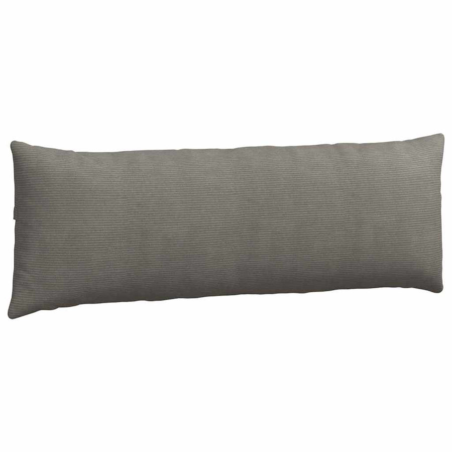 Sofa Kussens 2 pcs Lichtgrijs 120 x 40 cm Katoen Stof