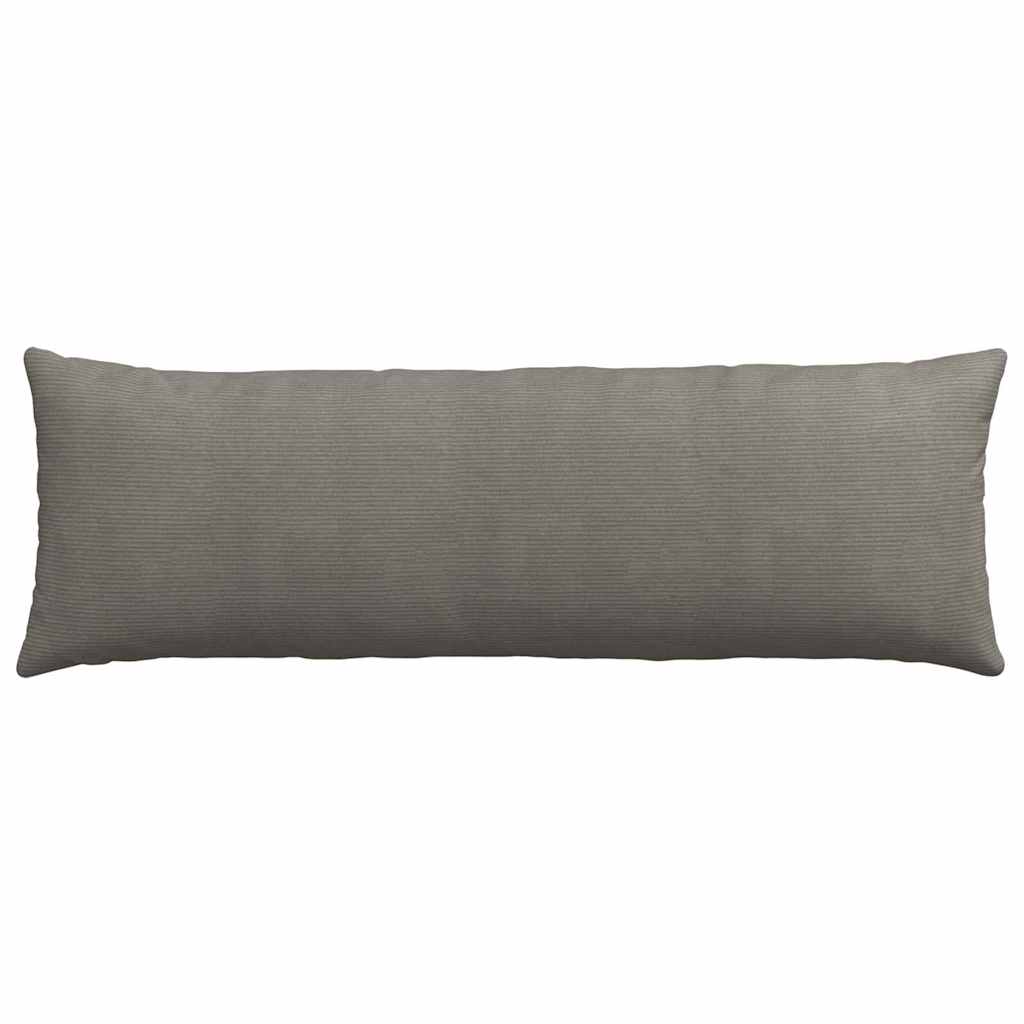 Sofa Kussens 2 pcs Lichtgrijs 120 x 40 cm Katoen Stof