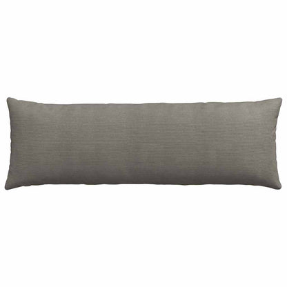 Sofa Kussens 2 pcs Lichtgrijs 120 x 40 cm Katoen Stof