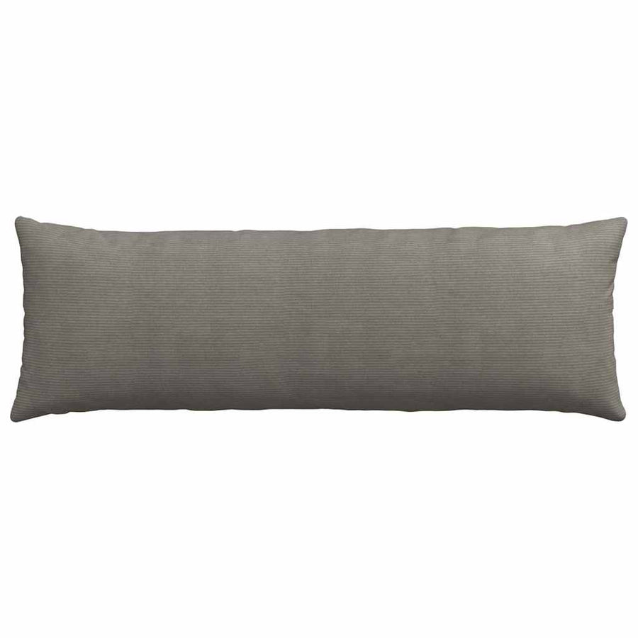 Sofa Kussens 2 pcs Lichtgrijs 120 x 40 cm Katoen Stof