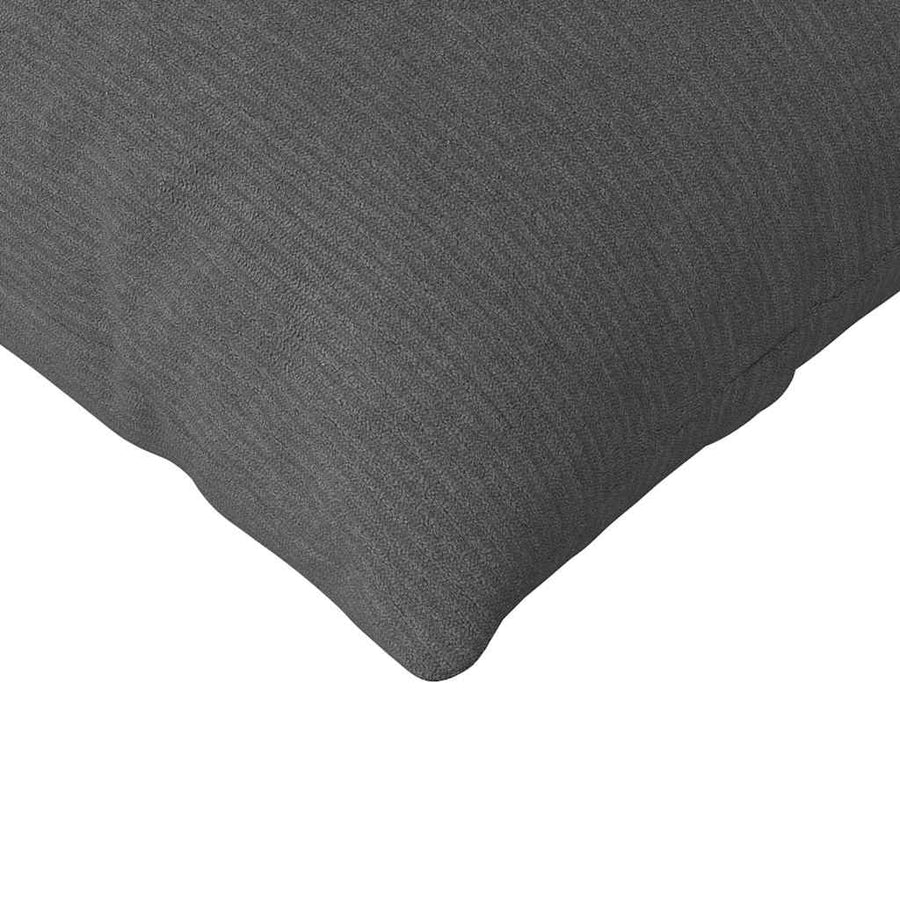 Sofa Kussens 2 pcs Donkergrijs 120 x 40 cm Katoen Stof