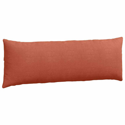 Sofa Kussens 2 pcs Rood-oranje 120 x 40 cm Katoen Stof
