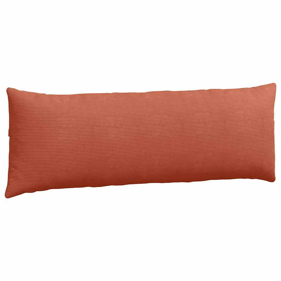 Sofa Kussens 2 pcs Rood-oranje 120 x 40 cm Katoen Stof