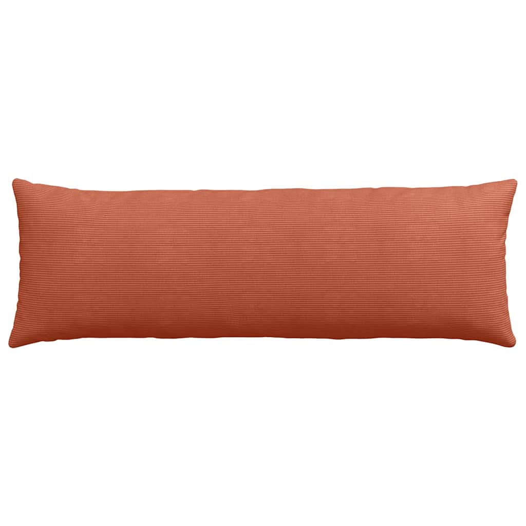 Sofa Kussens 2 pcs Rood-oranje 120 x 40 cm Katoen Stof