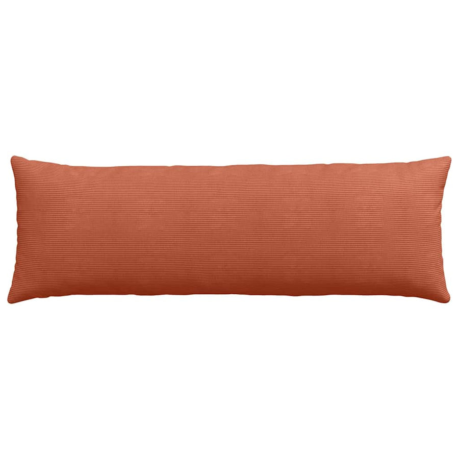 Sofa Kussens 2 pcs Rood-oranje 120 x 40 cm Katoen Stof