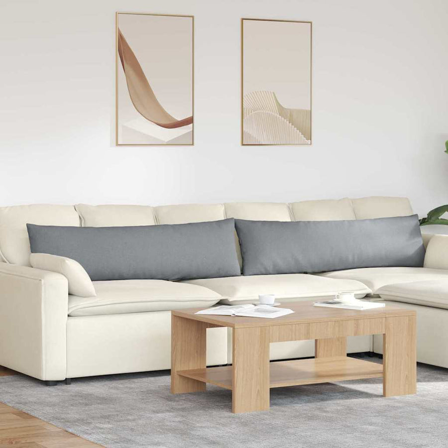 Sofa Kussens Lichtgrijs Stof