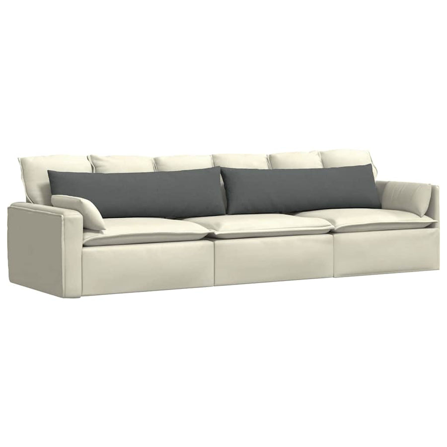 Sofa Kussens Donkergrijs Stof