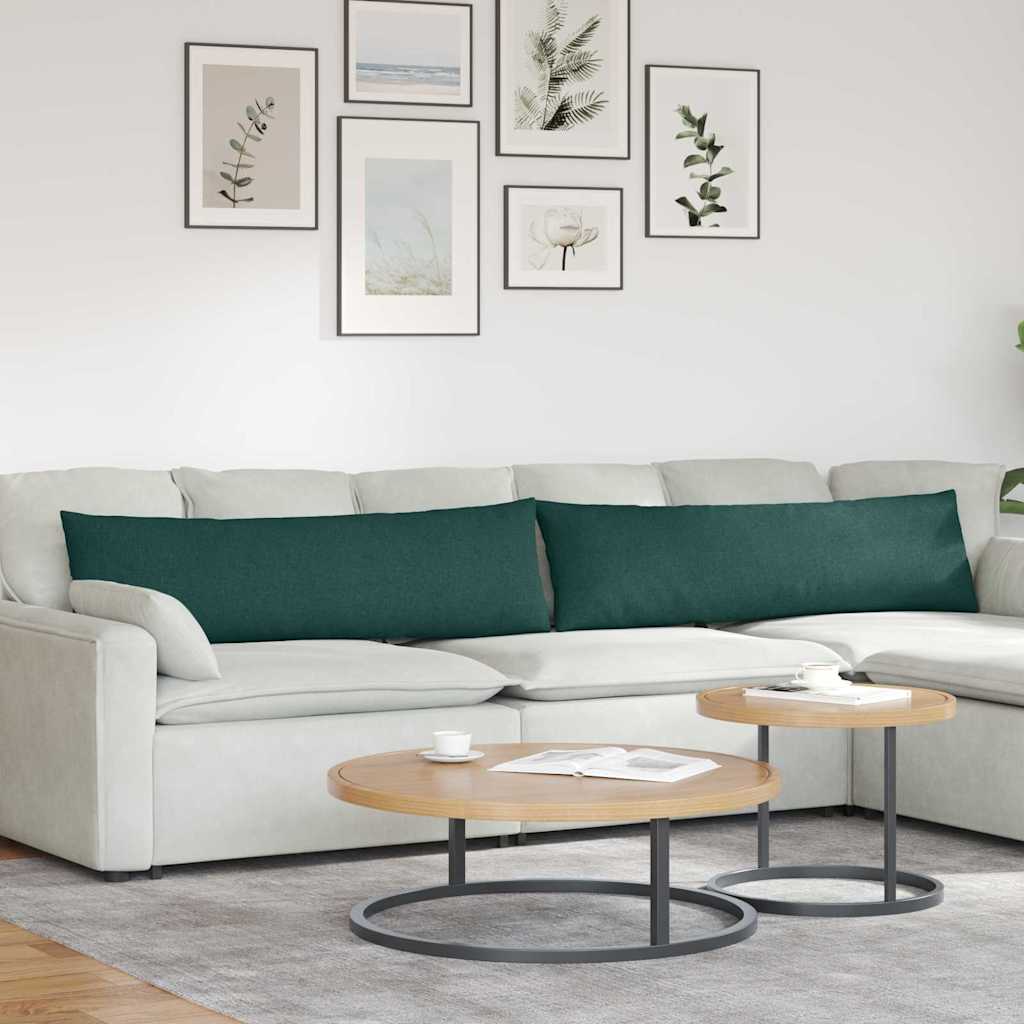 Sofa Kussens Donkergroen Stof