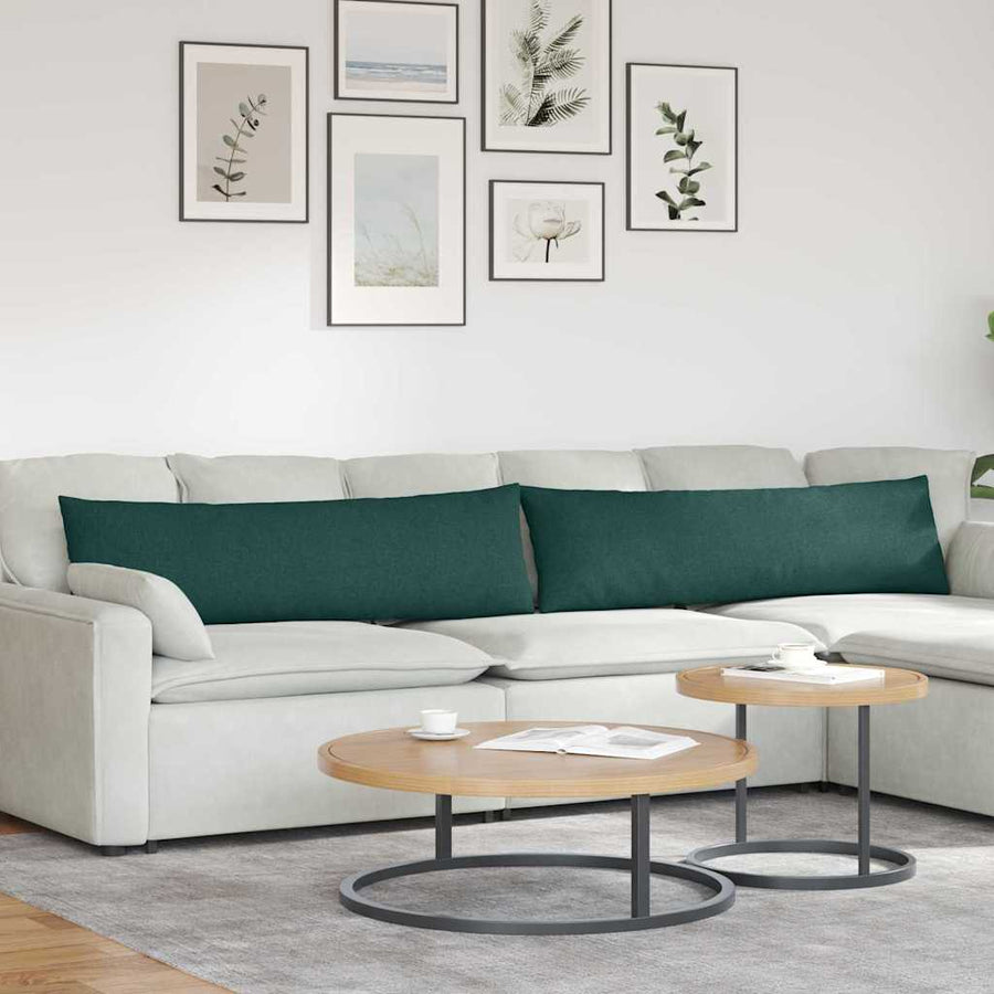 Sofa Kussens Donkergroen Stof