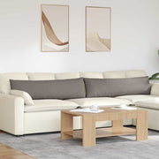 Sofa Kussens 2 stuks Taupe 145 x 40 cm Stof