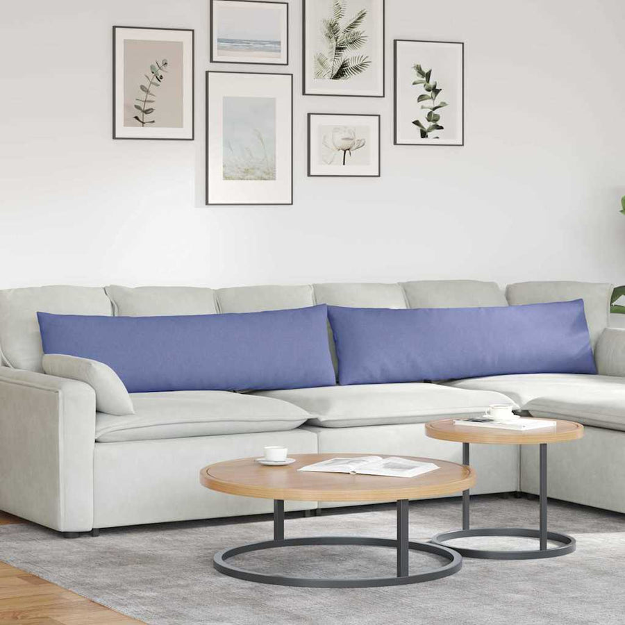 Sofa Kussens Blauw Stof