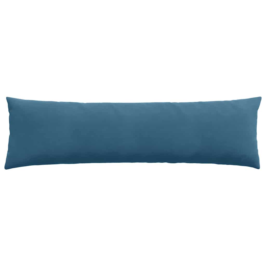 Sofa Kussens 2 pcs Blauw 145 x 40 cm Katoen Stof