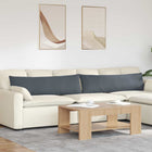 Sofakussens 2 stuks donkergrijs 145x40x20 cm corduroy