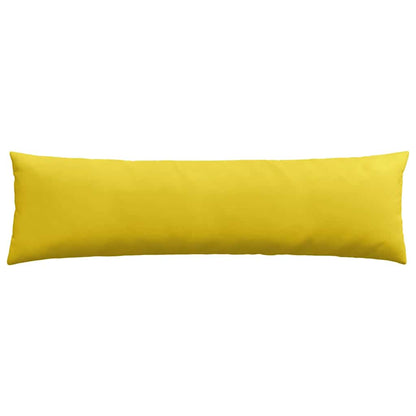 Sofa Kussens 2 pcs Geel 145 x 40 cm Katoen Stof