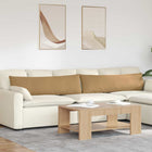 Sofa kussens 2 stuks 145x40x20 cm bruin cordstof