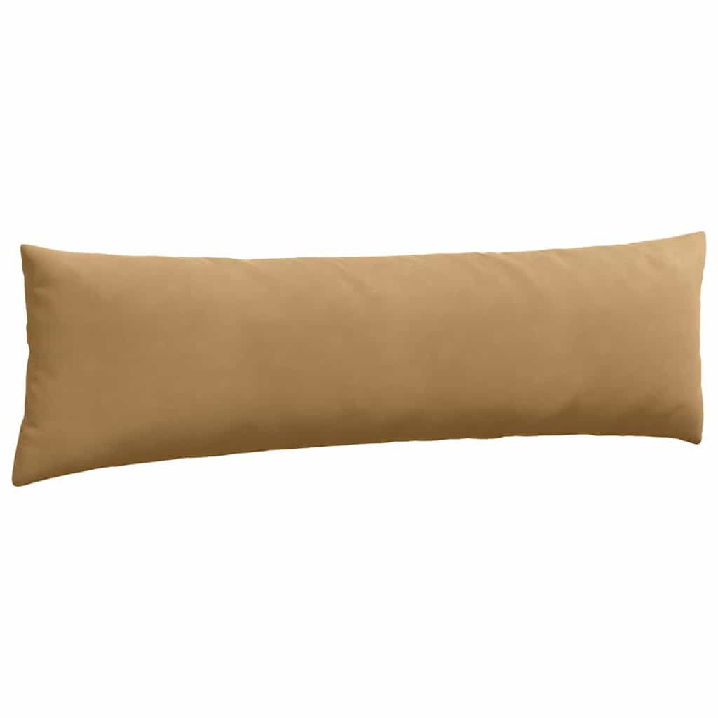 Sofa Kussens 2 pcs Bruin 145 x 40 cm Katoen Stof