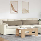 Sofa kussens 2 stuks taupe 145x40x20 cm stof