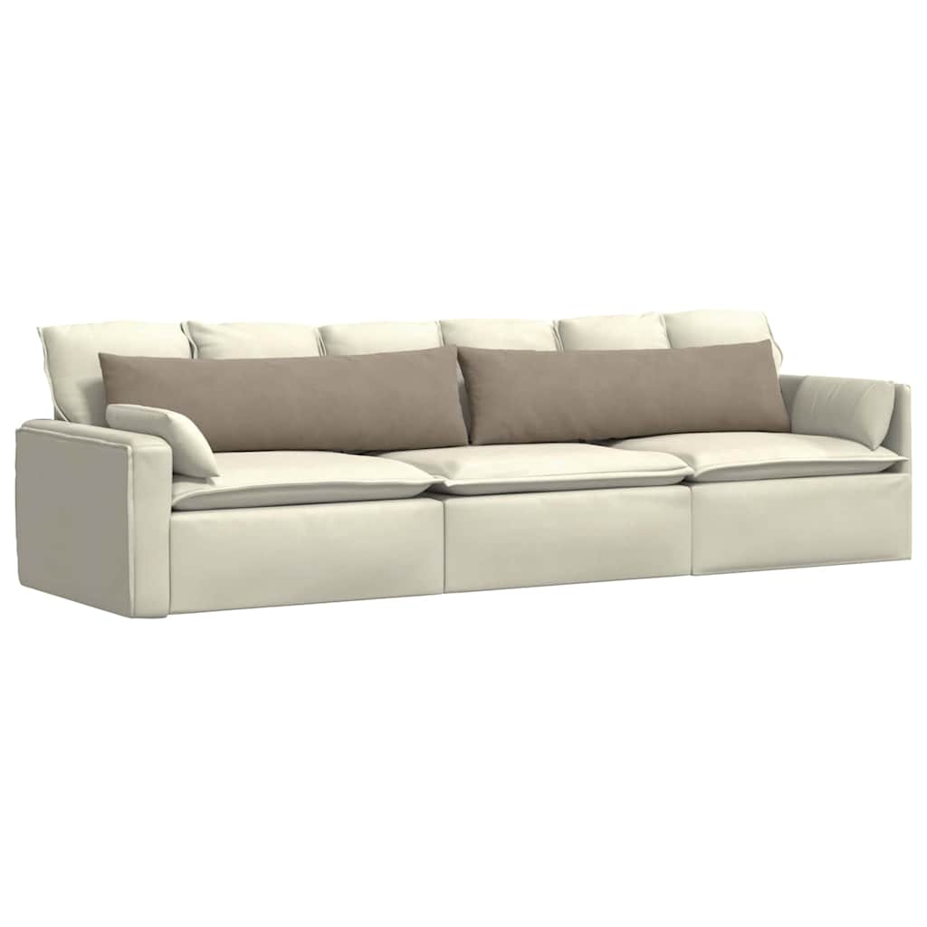 Sofa kussens Taupe Stof