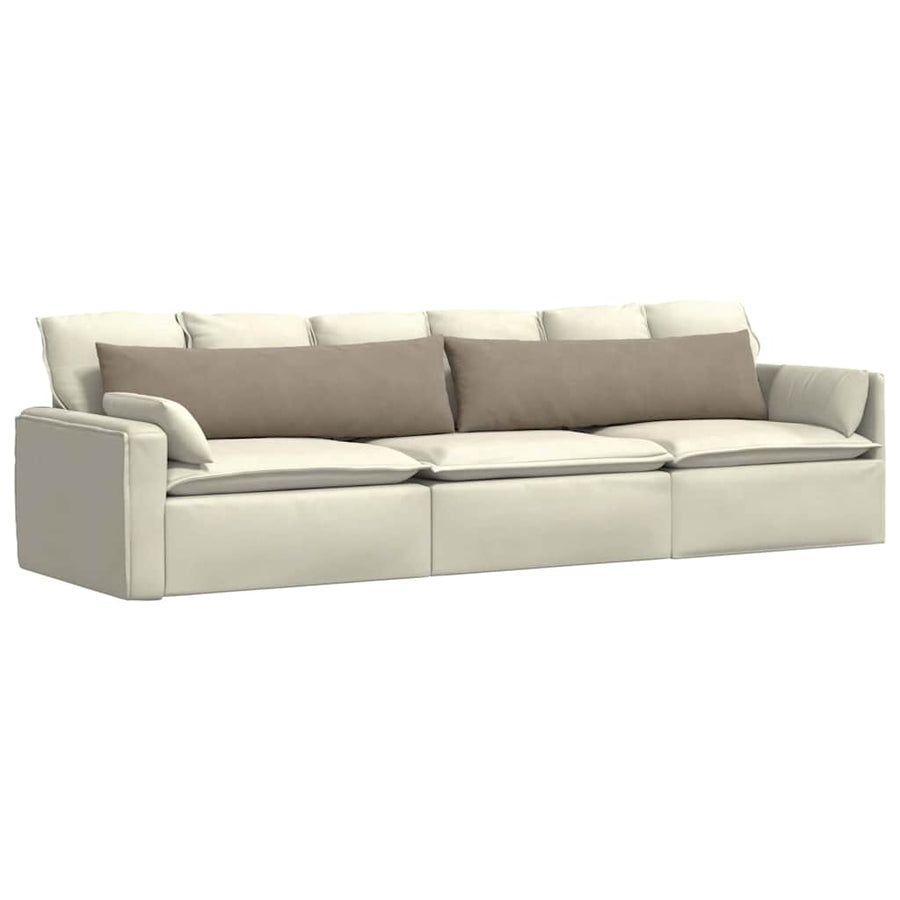Sofa kussens Taupe Stof
