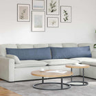 Sierkussens 2 stuks blauw 145x40 cm corduroy