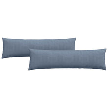 Sofa Kussens 2 pcs Blauw 145 x 40 cm Katoen Stof