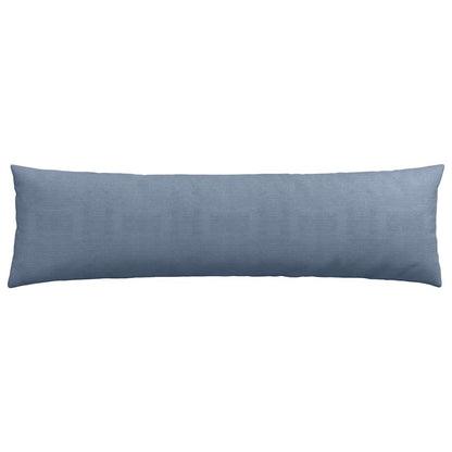 Sofa Kussens 2 pcs Blauw 145 x 40 cm Katoen Stof
