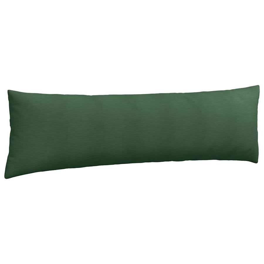 Sofa Kussens 2 pcs Donkergroen 145 x 40 cm Katoen Stof