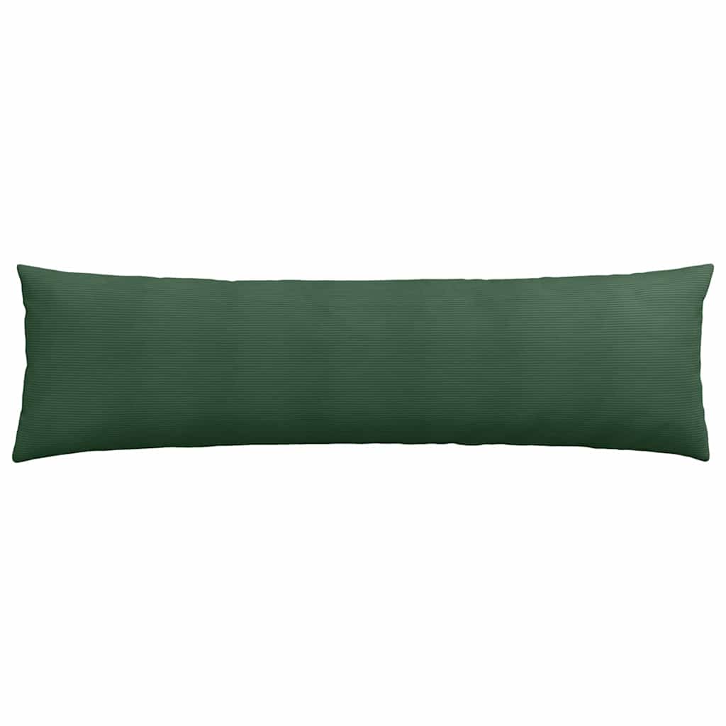 Sofa Kussens 2 pcs Donkergroen 145 x 40 cm Katoen Stof