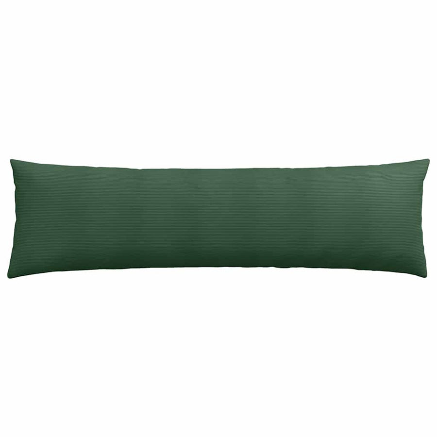 Sofa Kussens 2 pcs Donkergroen 145 x 40 cm Katoen Stof
