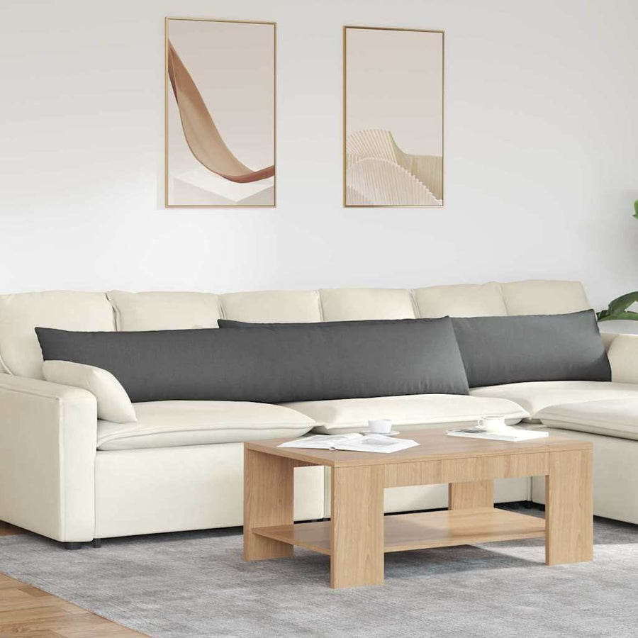Sofa Kussens Donkergrijs Stof